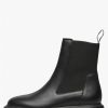 Woman Voile Blanche | Grenelle Chelsea - Leather Boots - Black - Shoes - Woman