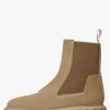 Woman Voile Blanche | Grenelle Chelsea - Suede Ankle Boots - Brown - Shoes - Woman