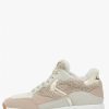 Woman Voile Blanche | Jinnie Fur - Leather And Wool Sneakers - Beige-Platinum - Shoes - Woman