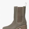 Woman Voile Blanche | Claire 04 - Suede Boots - Grey - Shoes - Woman