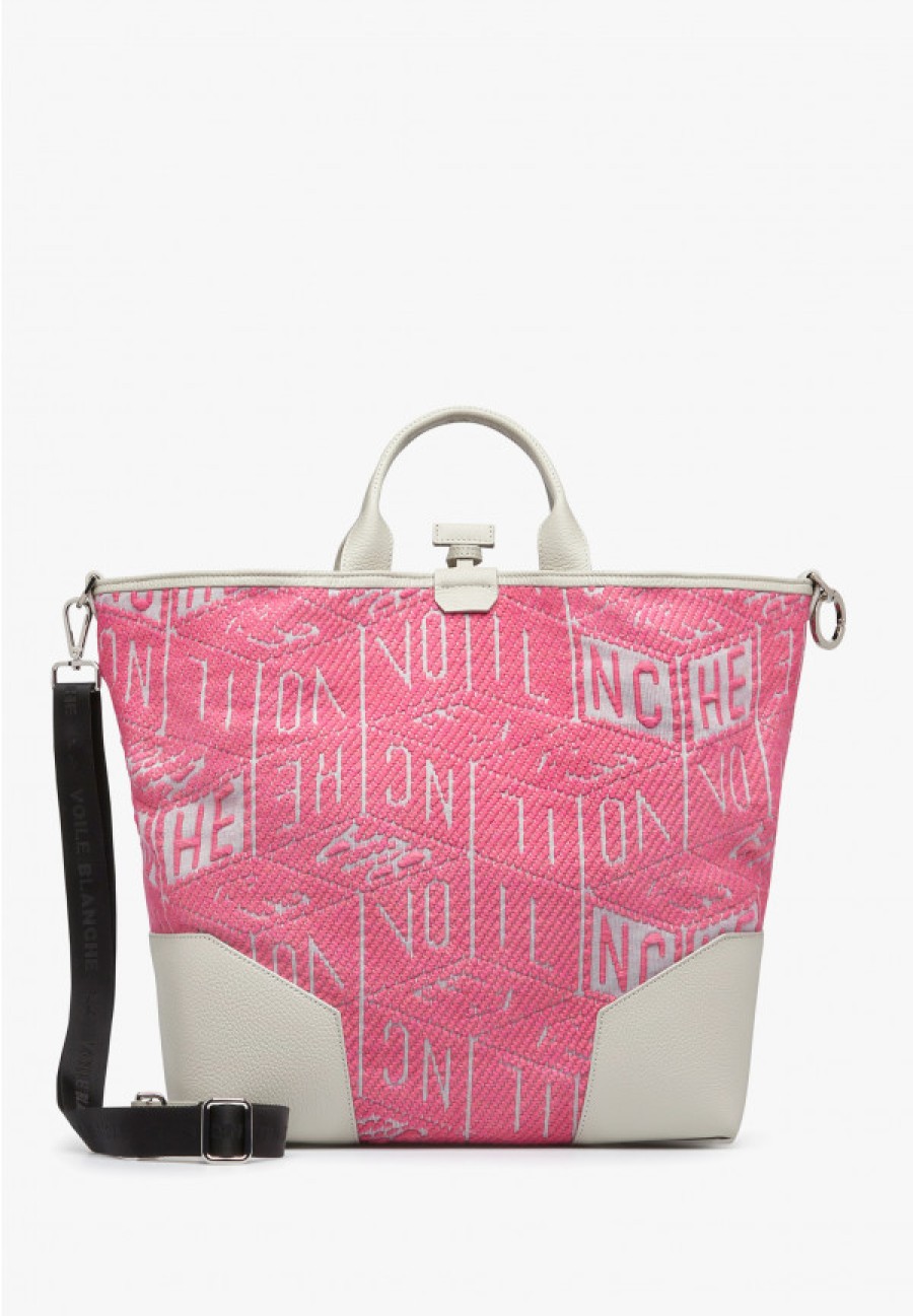 Woman Voile Blanche | Coco - Maxi Tote Coco - Fuchsia - Accessories - Woman