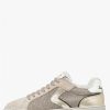 Woman Voile Blanche | Lipari Fur - Suede And Felt Sneakers - Beige - Shoes - Woman