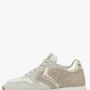 Woman Voile Blanche | Maran - Suede And Wool Sneakers - Light Grey-Beige - Shoes - Woman