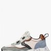 Woman Voile Blanche | Club105. - Suede And Fabric Sneakers - Sage-White - Shoes - Woman