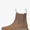 Woman Voile Blanche | Tanky Beat - Suede Ankle Boots - Brown - Shoes - Woman