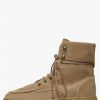 Woman Voile Blanche | Tissa - Suede Ankle Sneakers - Light Brown - Shoes - Woman