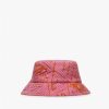 Woman Voile Blanche | Kiki - Fabric Hat - Fuchsia-Orange - Accessories - Woman