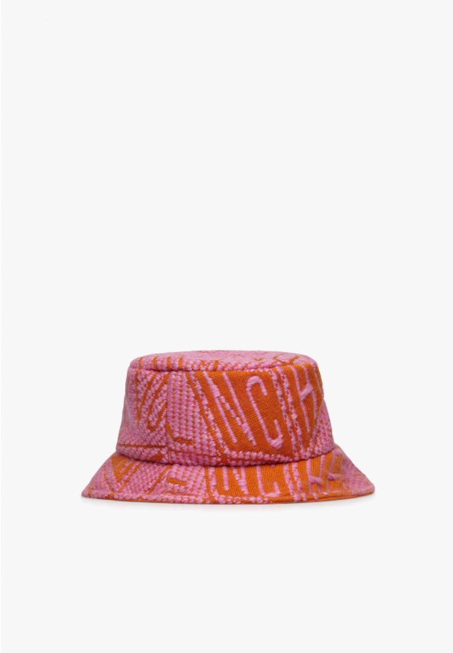 Woman Voile Blanche | Kiki - Fabric Hat - Fuchsia-Orange - Accessories - Woman