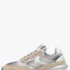 Woman Voile Blanche | Qwark Hype Woman - Leather And Fabric Sneakers - Grey-Beige - Shoes - Woman