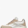 Woman Voile Blanche | Fresh - Leather And Suede Sneakers - Beige-White - Shoes - Woman