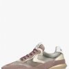 Woman Voile Blanche | Qwark Hype Woman - Leather And Fabric Sneakers - Antique Pink - Shoes - Woman