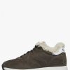 Woman Voile Blanche | Maran - Suede Sneakers - Dark Grey - Shoes - Woman