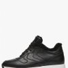 Woman Voile Blanche | Maran Fur - Leather Sneakers - Black - Shoes - Woman