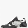 Woman Voile Blanche | Maran Power - Suede And Fabric Sneakers - Charcoal Grey - Shoes - Woman