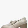 Woman Voile Blanche | Carine - Patent Leather Ankle Boots - Beige - Shoes - Woman