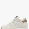 Woman Voile Blanche | Maran - Leather Sneakers - Cream - Shoes - Woman