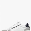 Man Voile Blanche | Hybro City Man - Bio-Based Leather Sneakers - White-Grey - Shoes - Man