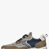 Man Voile Blanche | Club01. - Suede And Fabric Sneakers - Grey-Brown - Shoes - Man