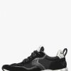 Man Voile Blanche | Club01. - Suede And Fabric Sneakers - Black-Charcoal Grey - Shoes - Man