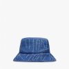 Woman Voile Blanche | Kiki - Fabric Hat - Blu - Accessories - Woman