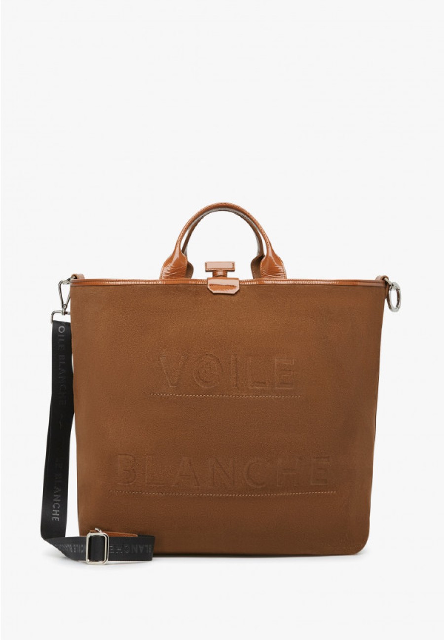 Woman Voile Blanche | Liz Easy - Tote Bag Liz - Brown - Accessories - Woman