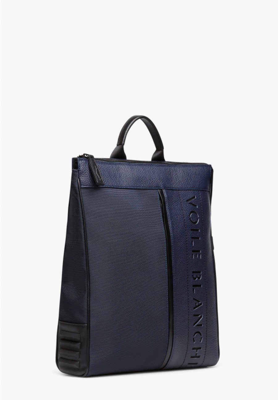 Man Voile Blanche | Yuri - Yuri Backpack - Blue - Accessories - Man