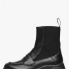 Woman Voile Blanche | Tanky Moc Chelsea - Leather Boots - Black - Shoes - Woman